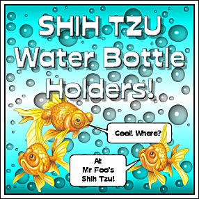 Mr Foos Shih Tzu Water Bottle Holders