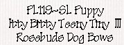 image:Petline SL Tiny Puppy Dog Bows