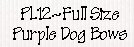 Petline Full Size Dog Bows