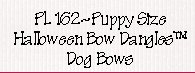 Halloween Bow Dangles™ Dog Bows