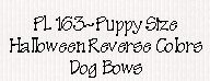  Halloween Reverse Colors  Dog Bows