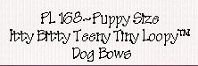  Itty Bitty Teeny Tiny Loopy™ Dog Bows