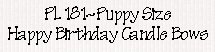 PL181-Happy Birthday Candle Bows