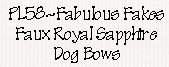image:Petline Fabulous Fakes Dog Bows