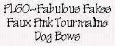 Petline Fabulous Fakes Dog Bows