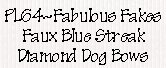 Petline Fabulous Fakes Dog Bows