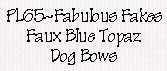 Petline Fabulous Fakes Dog Bows