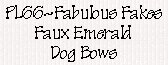 Petline Fabulous Fakes Dog Bows