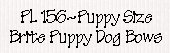  Brite Puppy Dog Bows
