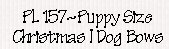 Christmas I Dog Bows