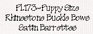 PL173-Satin Buckle Bows