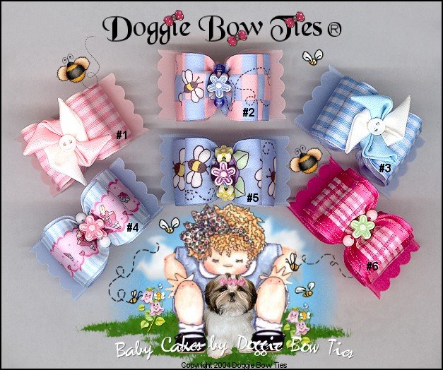 Baby Cakes Dog Bows