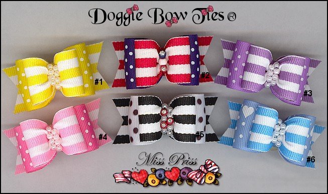 Miss Priss Dog Bows