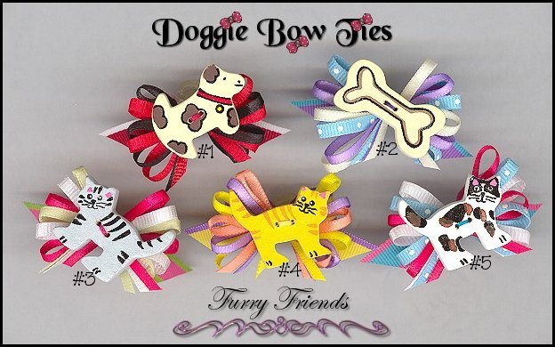 Furry Friends Loopy Dog Bows 