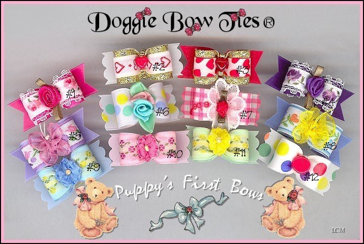 Petline Puppy's First Dog Bows