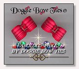 Dog Bows-Fabulous Fakes Raspberry Tourmaline 
