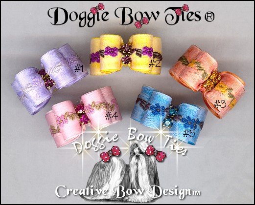 Petline Organza Puppy Dog Bows 