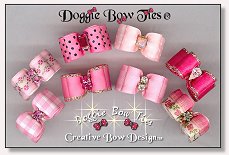 Puppy Dog Bows-Pink Sugar I 