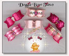Puppy Dog Bows-Pink Sugar II 