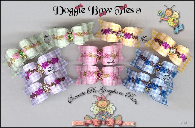 Petline Sweetie Pie Dog Bows