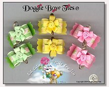 Puppy Dog Bows-Lil Cuteez Rose 