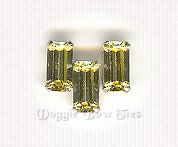 Baguette Sew-On Rhinestone-Jonquil