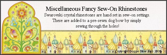 Sew-On Rhinestones-Fancy Shapes with 4 holes