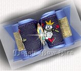 Dog Bow- with 15x4mm Crystal AB rhinestone