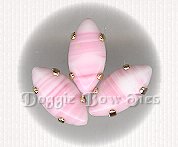 15x7mm Navette Sew-On Rhinestones-Peppermint Agate