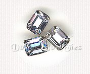 Octagon 6x8mm Sew-On Rhinestones- Alexandrite