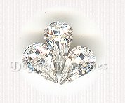 Sew-On Rhinestones-Crystal Pear