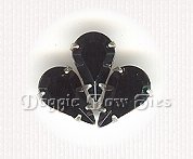 Sew-On Rhinestones-Jet Pear