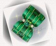  Dog Bow- with Emerald Square 8mm