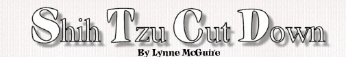Shih Tzu Cut Down by Lynne McGuire
