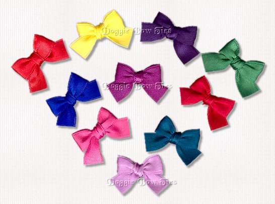 Dog Bows-Baby Dog, Thumbilina, Bright Colors