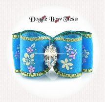 Dog Bow-Turquoise