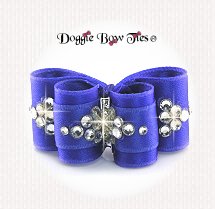 Dog Bow-DL Puppy, Swarovski Crystal Comet, Grappa