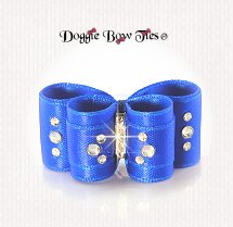 Dog Bow-Ultra Blue, DL Crystal