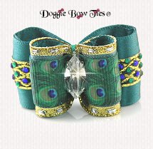 Dog Bow-Fabulous Fakes, Peacock 3