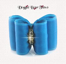 Dog Bow-Full Size, Classic, Vivid Blue