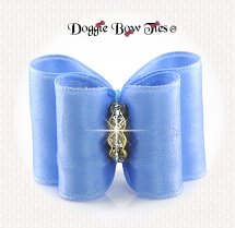 Dog Bow-Full Size, Classic, Blue Iris