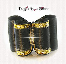 Dog Bow-Full Size, Classic Black Wide Band