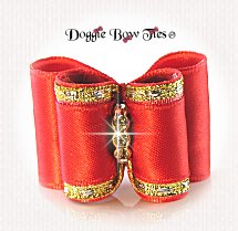 Dog Bow-Full Size, Classic Ginger Wide Band