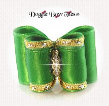 Dog Bow-Full Size Classic, Kelly Green