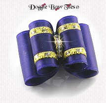 Dog Bow-Full Size, Regal Purple, Narrow Band