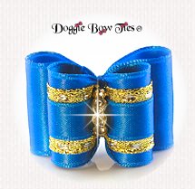 Dog Bow-Classic Full Size, Turquoise Blue