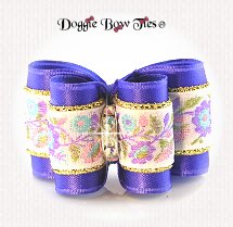 Dog Bow-Full Size, Grappa Brocade