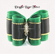 Dog Bow-Full Size, MO Bow, Emerald Green