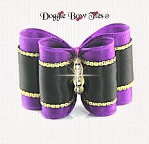 Dog Bow-Full Size, MO Bow, Purple