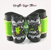 Dog Bow-Full Size, Halloween, Too Cute Spook
